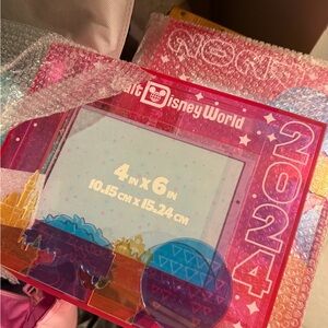 Disney World 2024 Pink Photo Frame 2 TOTAL